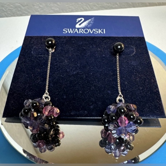 RARE FIND, Swarovski Blossom Dangle Drop Jacket Earrings, 864515. Brand New. - Picture 1 of 7